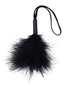Black Wrist Feather Tickler