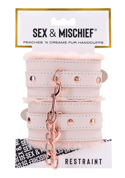 Sex and Mischief Fur Handcuffs