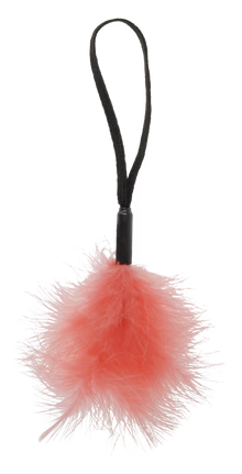 Peach Wrist Feather Tickler