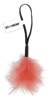 Peach Wrist Feather Tickler